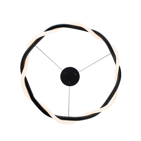 Dweled Escapade 28in LED Pendant 3000K in Black PD-312